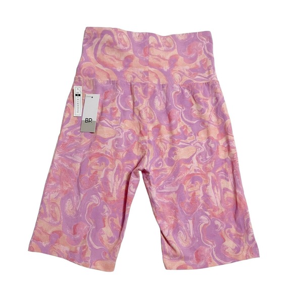 BP Nordstrom NWT Women's High Rise Bike Shorts Sz XS Pink Peach - Picture 3 of 4